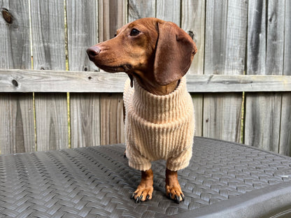 Golden Churro Dachshund Sweater - The American Wiener