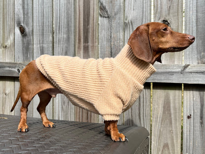 Golden Churro Dachshund Sweater - The American Wiener