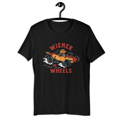 WOW Black T-shirt - The American Wiener