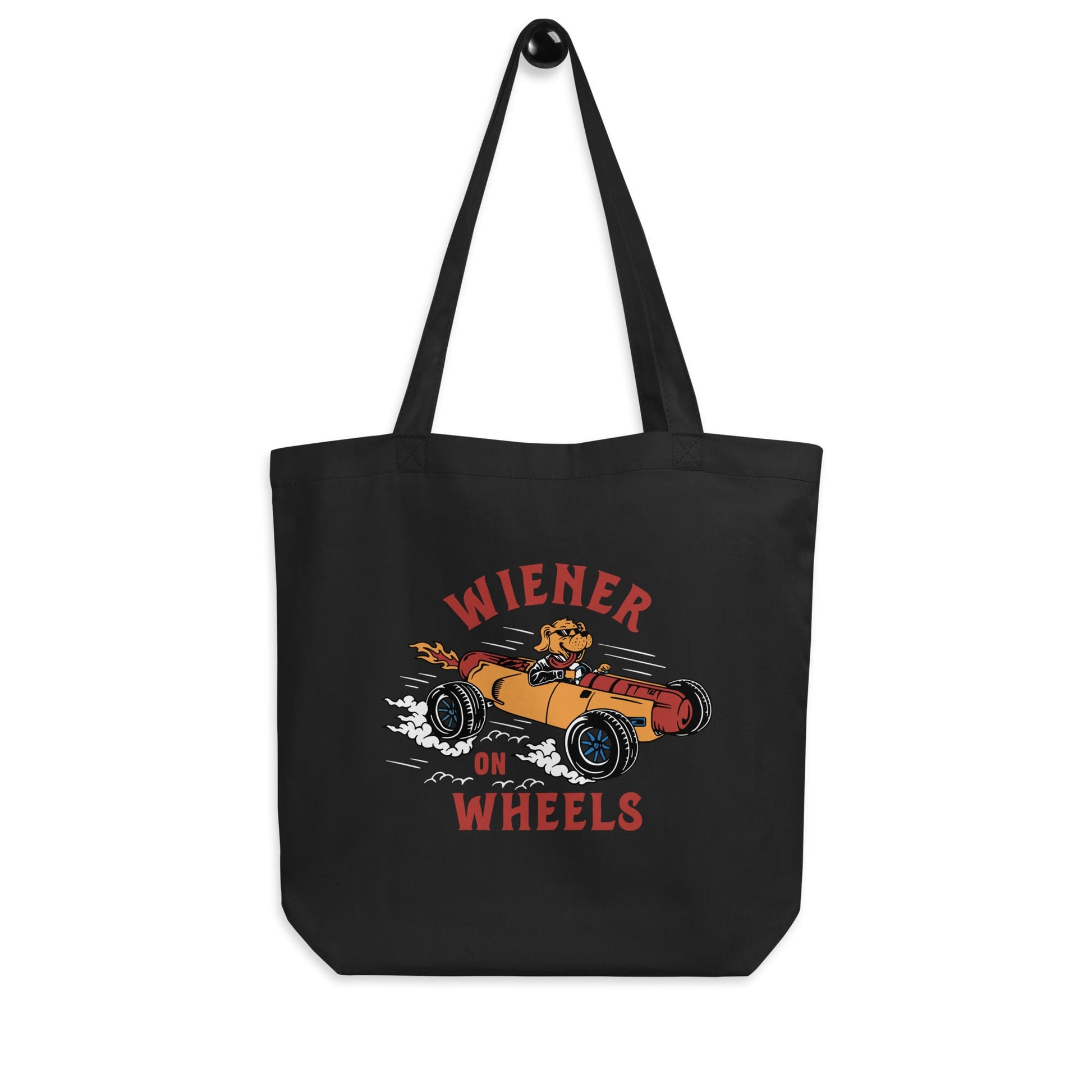 WOW Black Tote Bag - The American Wiener